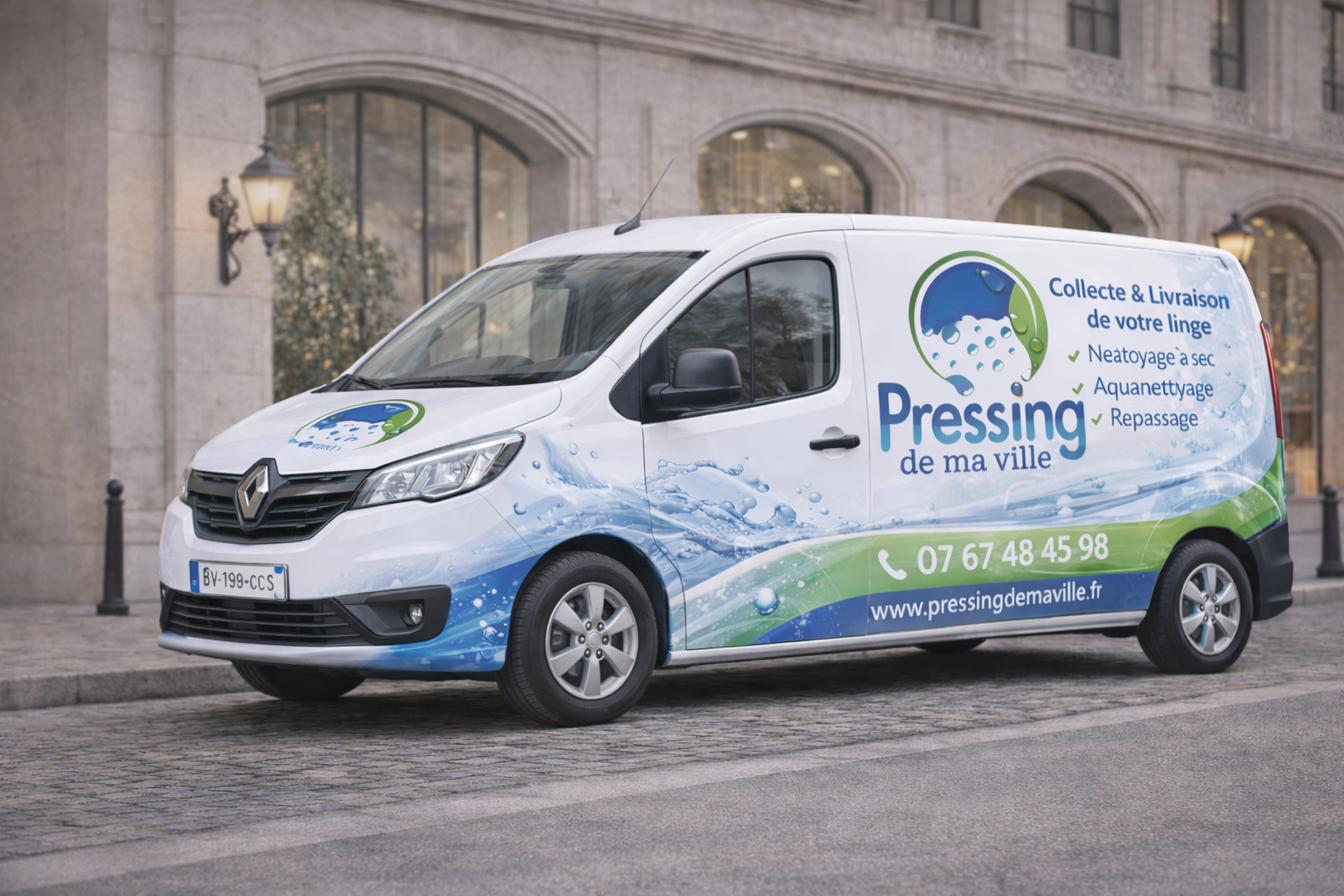 Collecte et livraison pressing